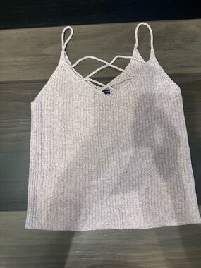 American Eagle Ribbed Crisscross Cami Tank
